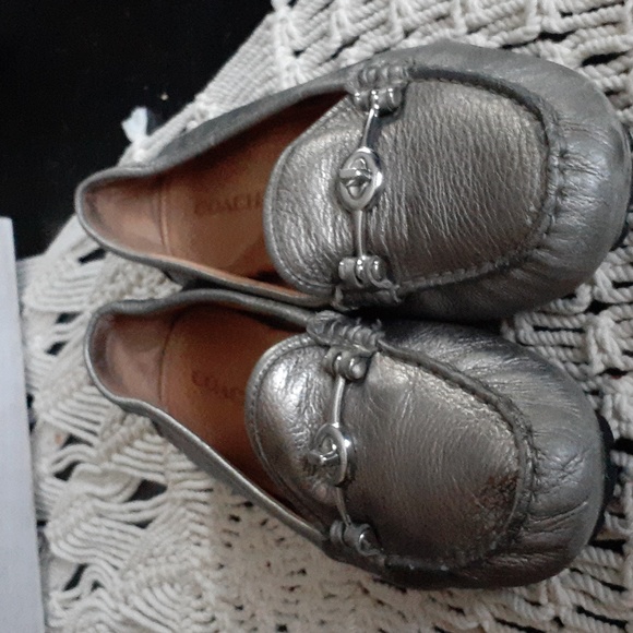 COACH MOCCASINS LEATHER - Picture 2 of 9